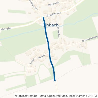 Waldhausener Straße Buchen Einbach 