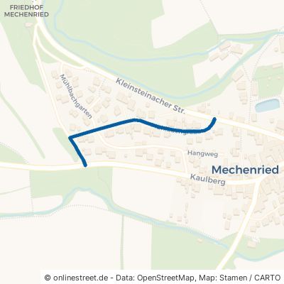 Mühlbachgraben Riedbach Mechenried 