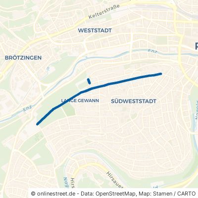 Werner-Siemens-Straße Pforzheim Südweststadt 