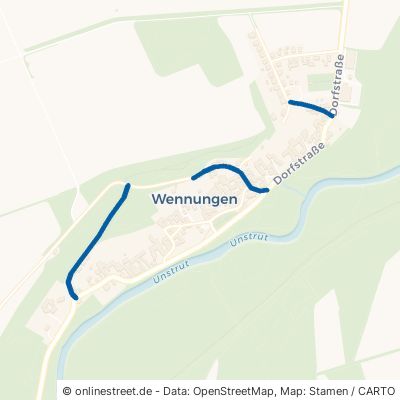 Dorfstraße Karsdorf Wennungen 
