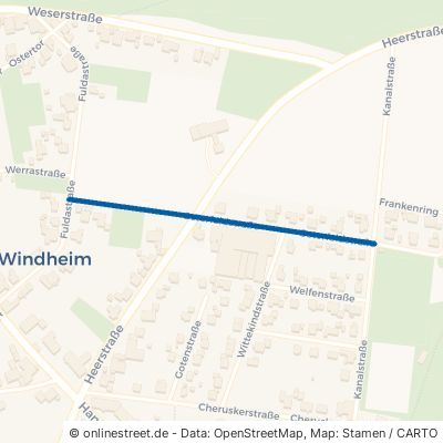 Osterfeldstraße Petershagen Windheim 