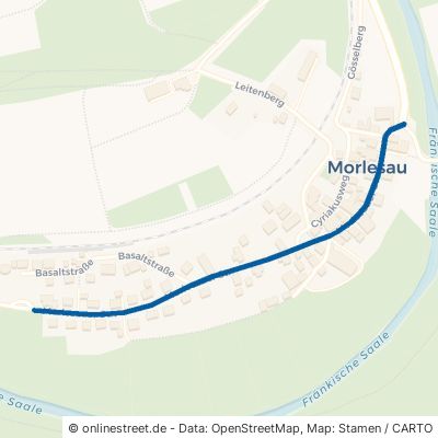 Morlesauer Straße Hammelburg Morlesau 