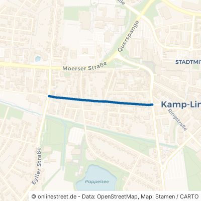 Konradstraße Kamp-Lintfort Stadtkern 