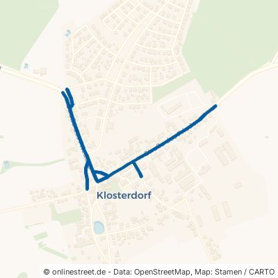 Straße Des Friedens Oberbarnim Klosterdorf 