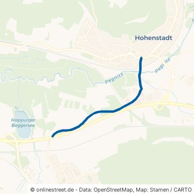 Happurger Straße Pommelsbrunn Hohenstadt 