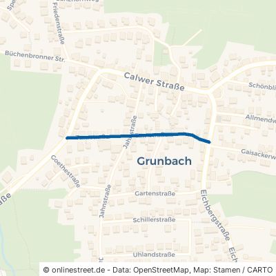 Turnstraße Engelsbrand Grunbach 