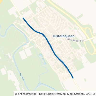 Bundesstraße Tauberbischofsheim Distelhausen 