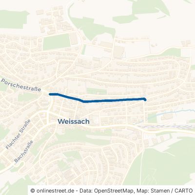 Hindenburgstraße Weissach 