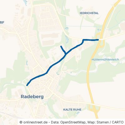 Pulsnitzer Straße Radeberg Leppersdorf 