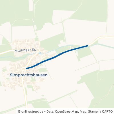 Bartensteiner Straße Mulfingen Simprechtshausen 