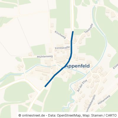 Homberger Straße Knüllwald Appenfeld 