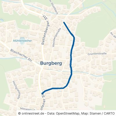 Bergstraße Burgberg im Allgäu Burgberg 