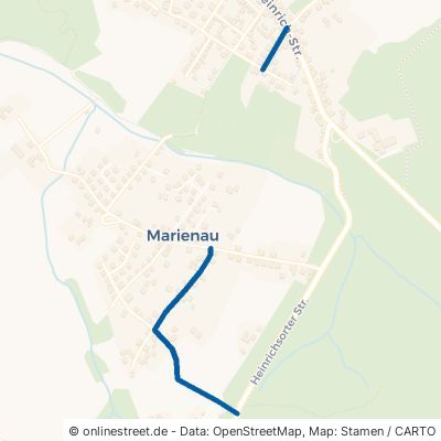 Mittelstraße Mülsen Marienau 