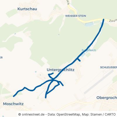 Untergrochlitzer Straße Greiz Untergrochlitz 