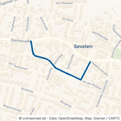 Schanzstraße Issum Sevelen 