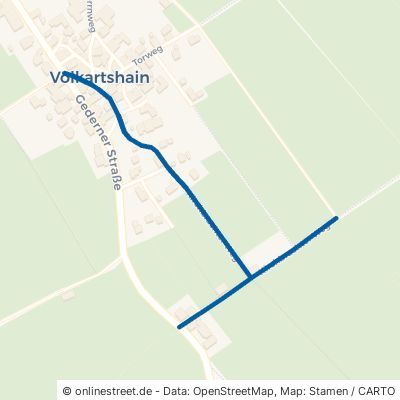 Kirchbrachter Weg Grebenhain Volkartshain 