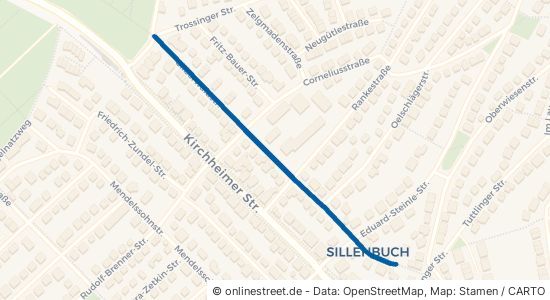 Silberwaldstraße Stuttgart Sillenbuch 