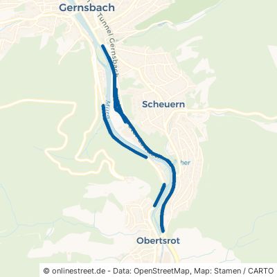 Obertsroter Landstraße Gernsbach 