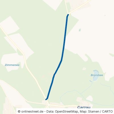 Gladowshöher Straße Garzau-Garzin Garzau 