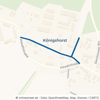 Schwarzer Weg Fehrbellin Königshorst 
