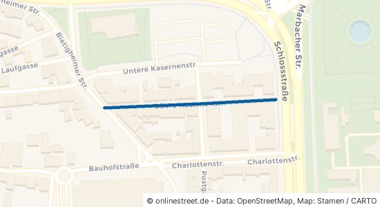 Obere Kasernenstraße 71634 Ludwigsburg Mitte 