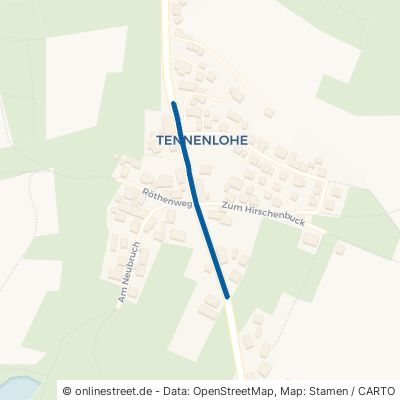 Tennenloher Hauptstraße Büchenbach Tennenlohe 