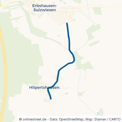 Erbshausener Straße Unterpleichfeld Hilpertshausen 