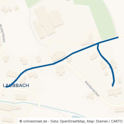 Kirchweg Ostrach Laubbach 