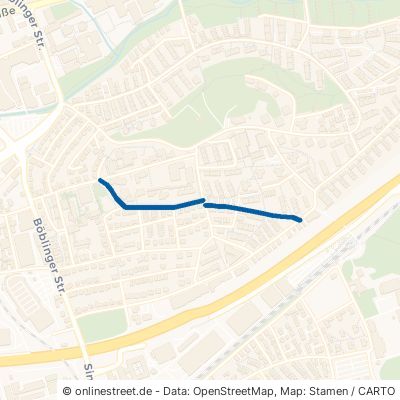 Weimarer Straße Sindelfingen Ost 