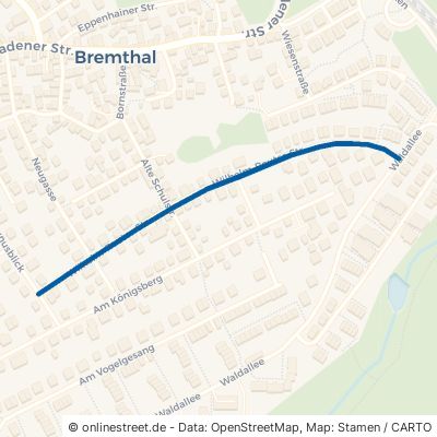 Wilhelm-Reuter-Straße Eppstein Bremthal 