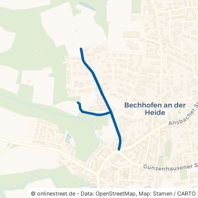 Ziegeleistraße Bechhofen 