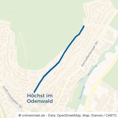 Nonnenweg Höchst im Odenwald Höchst in Odw. 