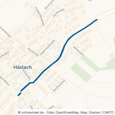 Landstraße Walddorfhäslach Häslach 