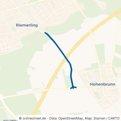 Hohenbrunner Straße Hohenbrunn 