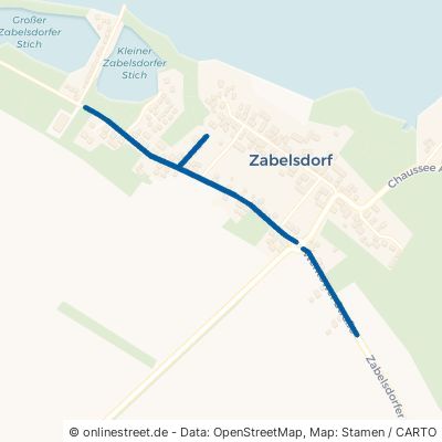 Wentower Straße Zehdenick Zabelsdorf 