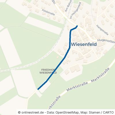Waldenserstraße Burgwald Wiesenfeld 