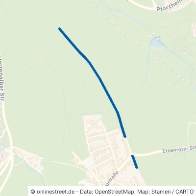 Grenzweg Waldbronn Busenbach 