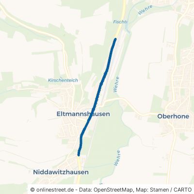 Soodener Straße Eschwege Eltmannshausen 