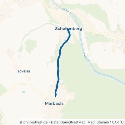 Grünhainichener Straße Leubsdorf Marbach 