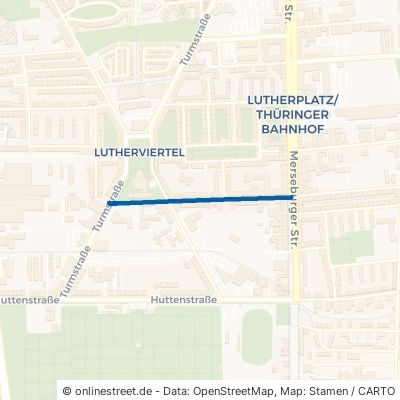 Lauchstädter Straße 06110 Halle (Saale) Lutherplatz Stadtbezirk Süd