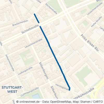 Weimarstraße 70176 Stuttgart West Stuttgart-West