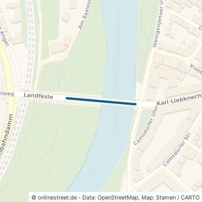 Camsdorfer Brücke Jena Jena-Zentrum 