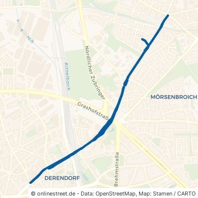 Münsterstraße Düsseldorf Mörsenbroich 