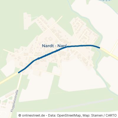 Bundesstraße Elsterheide Nardt 