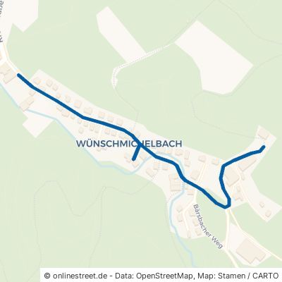 Bärsbacher Weg Weinheim Wünschmichelbach 
