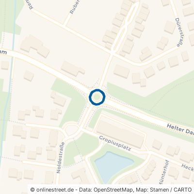 Kreisverkehr Helter Damm Meppen Nödecke-Höften 