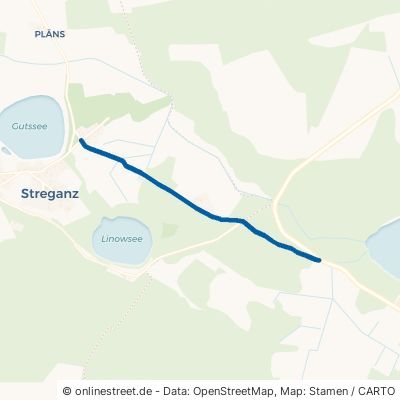 Schweriner Straße Heidesee Streganz 