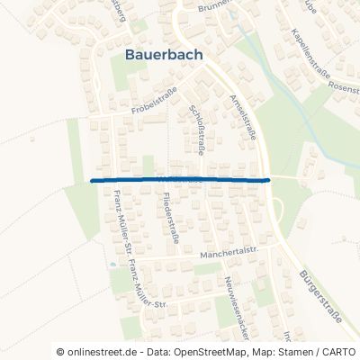 Waldstraße Bretten Bauerbach 