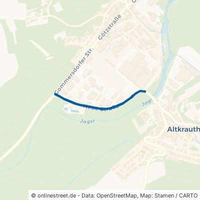 Neue Straße Krautheim Altkrautheim 
