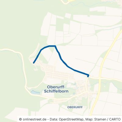 Schiffelborner Straße Bad Zwesten Oberurff-Schiffelborn 